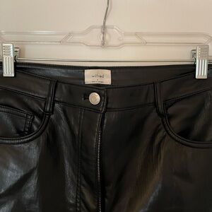Wilfred Black Women's leather pants